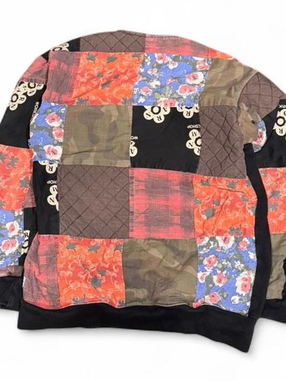 Market Workshop RW Patchwork Crewneck Sweatshirt Black